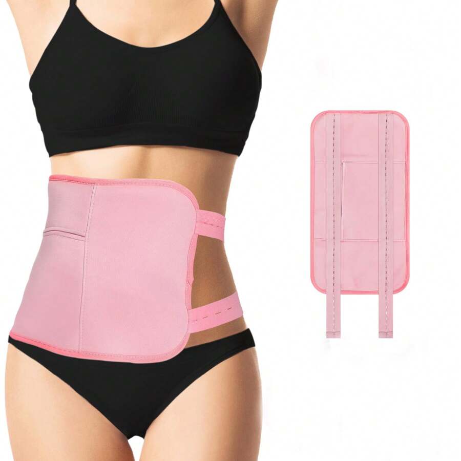 1 件蓖麻油包，用于防漏、柔软热疗腰带，带纽扣、配件工具（不含油）