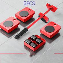 1/5 Sets Heavy Duty Furniture Mover, Multi-Function Sliders Lifting Roller Tool, Moving Assist - 5pcs - View 7