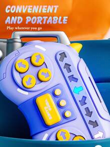 Children's Educational Stress-Relief Dance Challenge Speed Push Music Game Machine, Finger Training Toy Gift