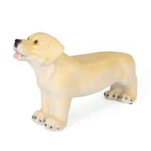MGO DOG BENCH Outdoor Bench Light Brown No Assembly Required