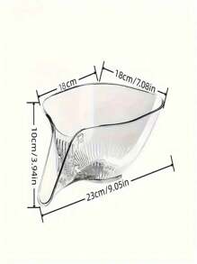 1pc High Quality Multifunctional Kitchen Colander - Plastic Strainer With Funnel, Suitable For Vegetables, Pasta, Fruit And Salad - Perfect For Barbecue And Outdoor Cooking