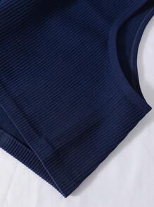 4pcs/Set Women Casual Sports Bras Without Pads, Breathable & Comfortable Athletic Tops - 彩色 - 查看 5