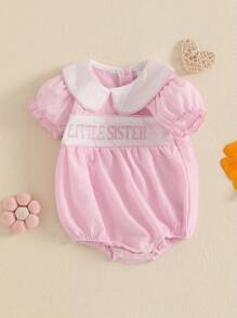 Newborn Baby Rompers - Rose bonbon - Voir 7