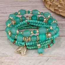 4pcs/Set Rice Bead Bracelets Set