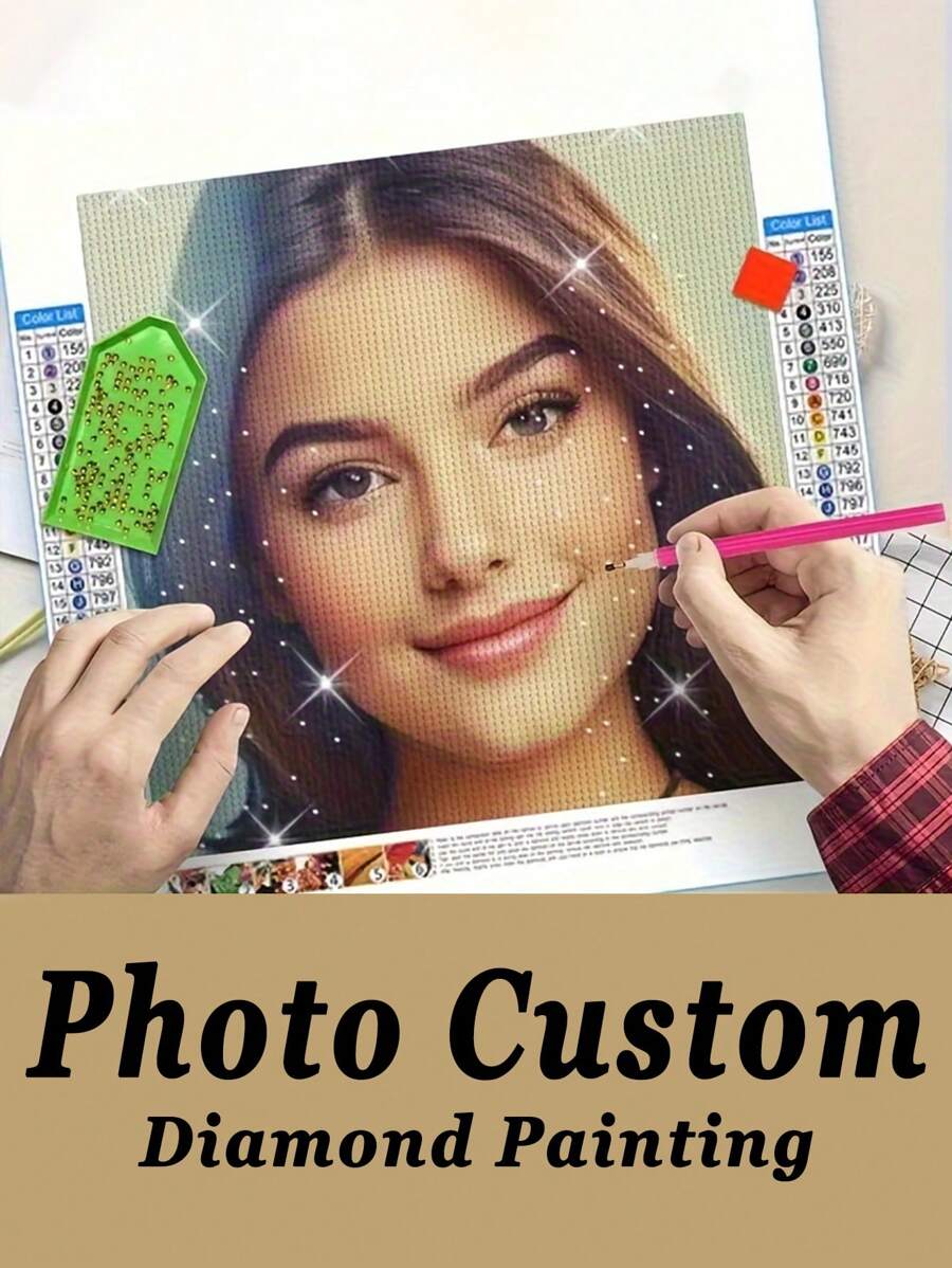 [Dostosowane] 5D DIY Photo Custom Diamond Painting - Prześlij swoje zdjęcie i spersonalizuj wyjątkowe dzieło sztuki, idealne jako prezent dla rodziny, przyjaciół, ukochanych osób i najlepszy wystrój domu