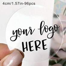 Personalized Logo & Wedding Stickers - Custom Design, Circular Self-Adhesive Paper Stickers, Custom Stickers And Custom LOGO/ Wedding Stickers/Design Your Own Stickers/Personalized Stickers - Multicolor - View 9