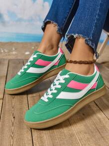 Nuevas zapatillas planas informales de otoño unisex, zapatos deportivos de lona de moda para exteriores