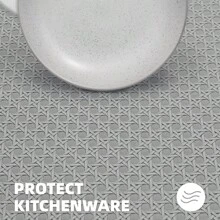 Kitchen Rugs Anti Fatigue Mats For Floor Cushioned Runner Rug Non Skid Comfort Foam Standing Mat For Office, Sink - WNT-灰 - 查看 5