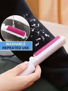 1/2 Stück Cartoon Mini Fussel Roller - wiederverwendbar, waschbar & tragbar Haustier Haarentferner Stab für Wohnzimmer, Schlafzimmer, Outdoor & Auto Kleidung Reinigung, Waschmaschinengeeignet, Kleidung Fusselentferner, zufällig geformt wie 3 verschiedene Arten von Ohren