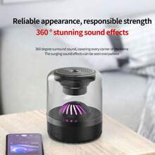 Haut-parleur subwoofer audio domestique mini portable pour extérieur, haut-parleurs de haute qualité sonore, enceinte Bluetooth sans fil intelligente