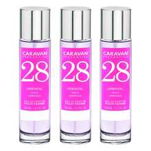 Caravan Set mit 3 Flaschen à 150 ml Damenparfüm Nr. 1 mit sanftem orientalischem Duft, Damen Nr. 2 holzig orientalisch, Damen Nr. 8 zart blumig, Herren Nr. 16 holzig orientalisch, Herren Nr. 17 holzig orientalisch, Herren Nr. 18 frisch, Herren Nr. 20 Moos, Damen Nr. 23 fruchtig, Damen Nr. 24 fruchtig, Damen Nr. 26 holzig orientalisch, Damen Nr. 28 sanft orientalisch, Damen Nr. 31 sanft orientalisch, Damen Nr. 36 blumig orientalisch, Damen Nr. 42 blumig, Damen Nr. 44 fruchtig, Damen Nr. 45 orientalisch, Frau Nr. 50 blumig, Mann Nr. 57 aromatisch, Mann Nr. 58 blumig orientalisch, Frau Nr. 80 holzig-blumig, Frau Nr. 81 orientalisch, Frau Nr. 82 fruchtig-blumig, Frau Nr. 85 fruchtig orientalisch, Frau Nr. 86 orientalisch Kostenloser Versand - Verschiedenfarbig - Übersicht 1