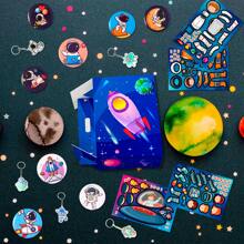 FRUITFUL PARTY Space Party Favors - 70pcs Space Themed Party Favors, Space Birthday Decorations Includ Space Goodie Bags Stamp Slap Bracelet Etc Space Birthday Party Favors For Space Themed Birthday Party Supplies - 彩色 - 查看 3