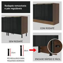 MADESA Baker's Racks - Brown and Black - View 10
