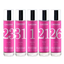 5X Caravan profumi ASSORTITI da donna Nº1 + Nº21 + Nº23 + Nº26 + Nº31. - Multicolore - Visualizzare 1