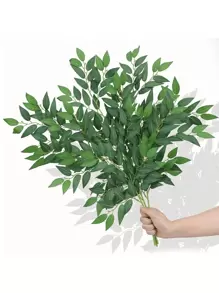1pc 20.8 inch Thân cây xanh nhân tạo treo Lá giả Cây xanh cho Bó hoa cưới Vòm trang trí bàn Trung tâm bình hoa Trang trí nhà cửa, Đồ trang trí trung tâm, Nhu cầu hàng ngày, Bình hoa, Hoa nhân tạo Quà tặng bằng nhựa Sinh nhật Tốt nghiệp, Trang trí sân vườn, Cây ngoài trời, Làm vườn, Hoa giả - màu xanh lá - Xem 1