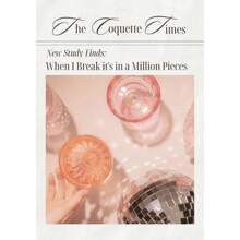 1 件复古学院风粉色海报和印刷品帆布画墙艺术报纸图片适用于客厅家居装饰无框架 - 彩色 - 查看 30