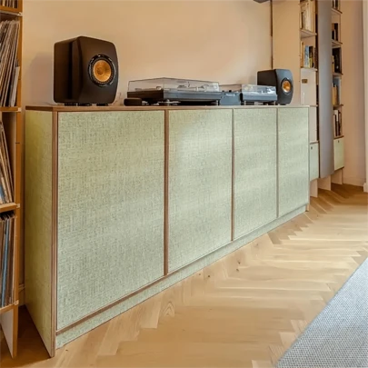 1 Rolle selbstklebende Leinentapete - 3D Abzieh- und Klebewandaufkleber, einfach zu installierende verstärkte Heimdekoration, DIY wasserfeste und ölbeständige abnehmbare Tapete für Schlafzimmer und Wohnzimmer