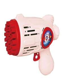 A 28-Hole Bubble Gun Automatic Soap Bubble Machine Portable Outdoor Wedding Party Toys Suitable Birthday Gifts Easter Gifts Children's Gifts, Children's Outdoor Fun Toys [Note: This Product Does Not Contain Bubble Solution And Batteries]