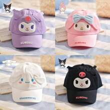 Sanrio Sanrio Licensed Hello Kitty/Kuromi/Cinnamoroll Baseball Cap 2025 - Sun Protection S Hat With Adjustable Strap, Kawaii Anime Back To School Essential (Breathable Mesh Peaked Cap For Toddlers & ) Lightweight Outdoor Hat For S & Women
