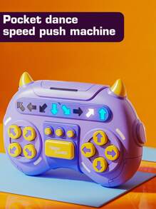 Children's Educational Stress-Relief Dance Challenge Speed Push Music Game Machine, Finger Training Toy Gift
