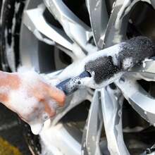 Car Cleaning & Detailing Brushes - Car Interior Detail Brush, Ultra-Soft Fiber Wheel Well & Rim Brush, Suitable For Car & Motorcycle Washing & Beauty, Car Washing Accessories