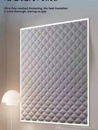 Cortinas opacas con aislamiento térmico, autoadhesivas y fáciles de quitar, adecuadas para sellar ventanas, de doble cara