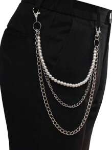 Multi-Layer Metal Waist Chain, Punk Style, Elegant And Fashionable, Silver Metallic Waist Chain, Suitable For Christmas, Thanksgiving, Valentine's Day Gifts, Suitable For Teen, Summer Casual Outdoor Athletic Or Vacation Travel Or Graduation Gifts Or Birthday Dress Accessories Or Daily Wear