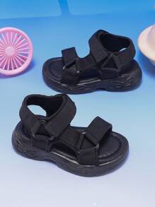 1 paire de sandales d'été antidérapantes et anti-coups de pied pour enfants