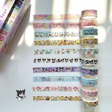 Sanrio 1 pièce Sanrio Kulomi 10 Volume Matériel Décoration Et Ruban Papier Autocollants De Bandes Dessinées Pour L'Art, Les Bricolages, Les Périodiques, Les Agendas, Les Scrapbooks, Les Emballages Cadeaux Anniversaire Remise Des Diplômes Décoration De Chambre Décoration De Maison Décoration Murale Décoration De Salle De Bain Décoration De Chambre Décoration De Chambre Décoration De Salon Décoration De Maison Décoration Murale Salon Papier Peint Autocollants Personnalisés