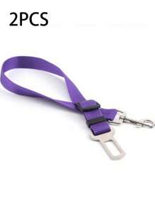 Pet Car Seat Belt Traction Clip Safety Bar Traction Retractable Leash Cat Dog Seat Belt Dog Collar Dog Accessories Car Seat Belt Nylon Seat Heavy Duty Durable Dog Car Seat Belt - Ensure Your Dog Or Cat Is Safe And Secure While Driving,Dog Seatbelt,Dog Car Seat
