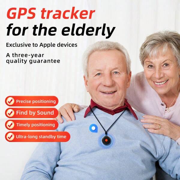 Locators For Pets/Elderly/Luggage/Carry-On Bags/Wallets, Keys, Smart Wireless Trackers Paired Compatible With Apple Find My (IOS Only). Pet Tracking, Item Misplacement.