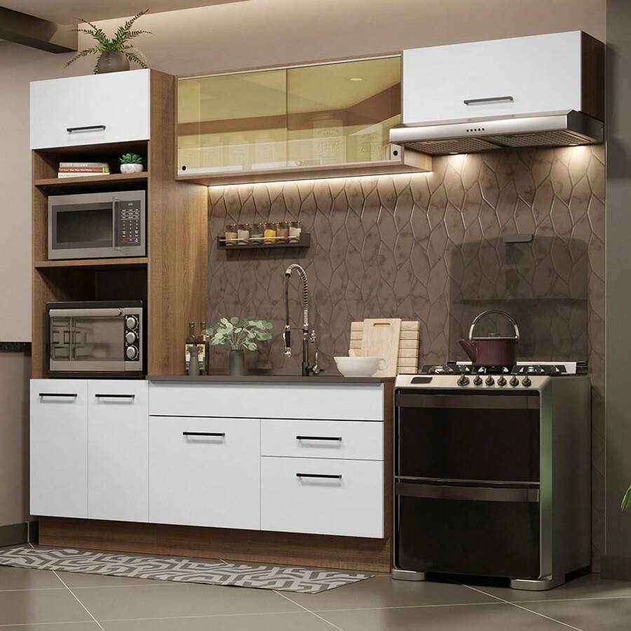 MADESA Baker's Racks - Braun und Weiß - Übersicht 1