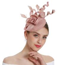 1pc Fascinator Hat Women Folding Accessories Freely Pillbox Hat Kentucky Derby Fascinator Hat Girls Back To School Peacock Feather Fascinator Tea Party Accessories,Hair Accessories,Derby Hat Mini Hats Tiny Hats Mini Top Hat Mini Cap, School Stuff, Gifts, Wedding, Classy, Festival Outfits, Rave Accessories - Multicolor - View 4