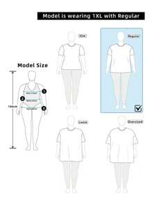 Große Größen "Gott ist gut" Christlicher Frauen Rundhals Kurzarm T-Shirt, bequeme lässige Passform, rosa Schriftzug Grafik vorne und hinten, minimalistische Stil Bekleidung