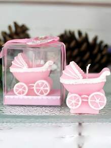 1 pièce Bougie de fête pour enfants, cadeau de faveur pour la baby shower - Bougie sans fumée Bébé endormi, bougie d'anniversaire mignonne pour enfants, décoration de fête, cadeaux de remise des diplômes, mariage