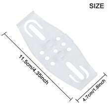 4pcs Invisible License Plate Clips For Croatia&Italy&Netherlands&Germany(Not For England),Structural Resistance To Pressure And Bending,Novelty&Aesthetic Design,Easy Installation With Screws - Invisible - View 9