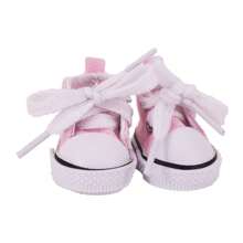 17CM Doll Canvas Shoes For Dolls Jointed Doll Accessories Doll Shoes,Dolls A,Doll Shoes>Red,Black And Red Doll Shoes - Multicolor - View 10