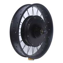 20 Inch 48V E-Bike Conversion Kit Rear Wheel Electric Bicycle Hub Motor Set NEW - Black - View 4