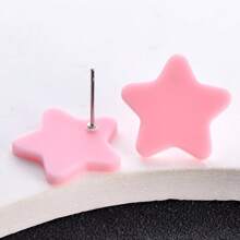 1 Pair Acrylic Premium Frosted Geometric Stud Earrings For Women, Holiday Party Wear Ear Jewelry - Round - View 62