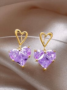 Set de joyería de 3 piezas con zirconia y perlas elegante - collar y aretes, de moda para fiestas y uso diario