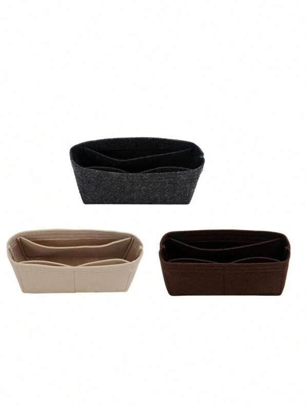 1pc Zipper Style Inner Bag, Dumpling Bag, Mini Bag, Middle Bag, Storage And Organization Bag, Cosmetic Liner Bag