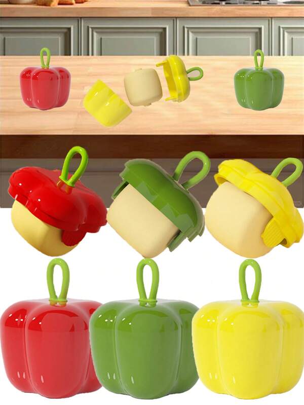 2pcs/Set Chili-Shaped Washable Multi-Functional Mini Cleaning Rollers, Powerful Lint Remover For Home Clothing