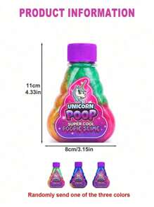 Slime galaxie de couleurs aléatoires - Assortiment de faveurs de fête licorne, slimes colorés, jouets anti-stress, décorations DIY - Pack de fête - Remplissage de sac-cadeau - Kit de slime galaxie arc-en-ciel marbré