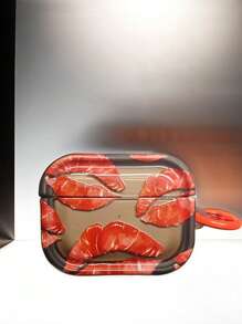 1 Pc Original Sexy Red Lip AirPods Pro 2 Protective Case, AirPods Pro Protective Case, 3rd Gen AirPods Protective Case, AirPods 3 Protective Case, AirPods 4 Protective Case