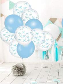 30/15/3Pcs 12inch Blue Latex Bow Balloons For Bachelorette Decorations, Bow Theme Birthday Party, Bridal Engagement Decor, Cute Supplies