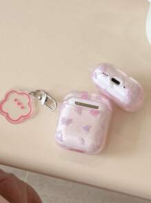 Étui pour écouteurs en forme de papillon avec pendentif, housse de protection anti-chute pour écouteurs violette, convient pour Pro 2, 3, 2 et 1, 4 - Prune - Voir 2