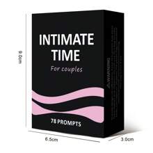 1pc Couple's Intimate Moments Card Game, Relationship Growth Table Game For Date Night, Emotional Connection Topics, Interactive Q&A, Suitable For Valentine's Day/Halloween/Christmas Gifts