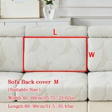 1pc Plush Jacquard Anti-Slip Sofa Seat Cushion Cover, Soft & Skin-Friendly Modern Style, Pet-Proof & Elastic Sofa Slipcover, Suitable For L-Shaped Combination Sofa And 1/2/3/4 Seat Sofa (Sold Individually)