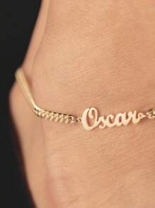 1pc Personalized Name Anklet - Custom Name Anklet - Gold Filled Anklet - Custom Silver Anklet - Dainty Anklet - Mother's Day Gift