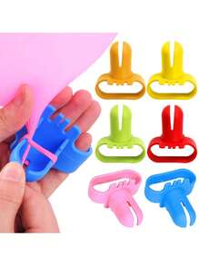 3/5Pcs Balloon Knotter And Inflator, Tying Balloon Tool, Wedding Birthday Party Decoration Arrangement Latex Balloon, Easy Tying Balloon Knotting Tool For Latex And Metal Balloons Quick Tying Plastic Accessories For Party Decoration, Weddings, Birthdays, Anniversaries, Graduation, New Year's Eve And More.